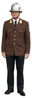 Abbildung der Arbeitsuniform der Feuerwehrjugend