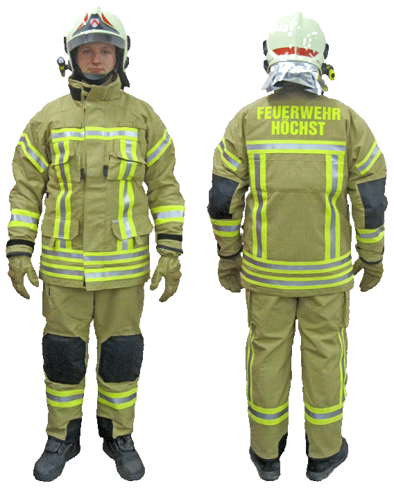 Abbildung der Arbeitsuniform der Feuerwehrjugend