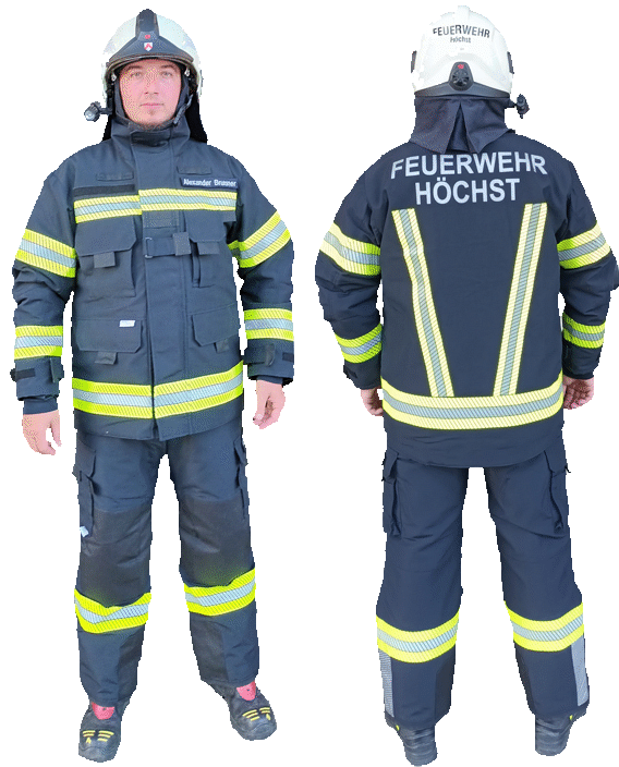 Abbildung der Arbeitsuniform der Feuerwehrjugend