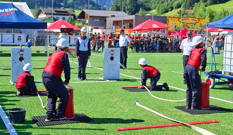 Landesfeuerwehrfest in Bezau - Fünf Gruppen überzeugen bei Landeswettbewerben