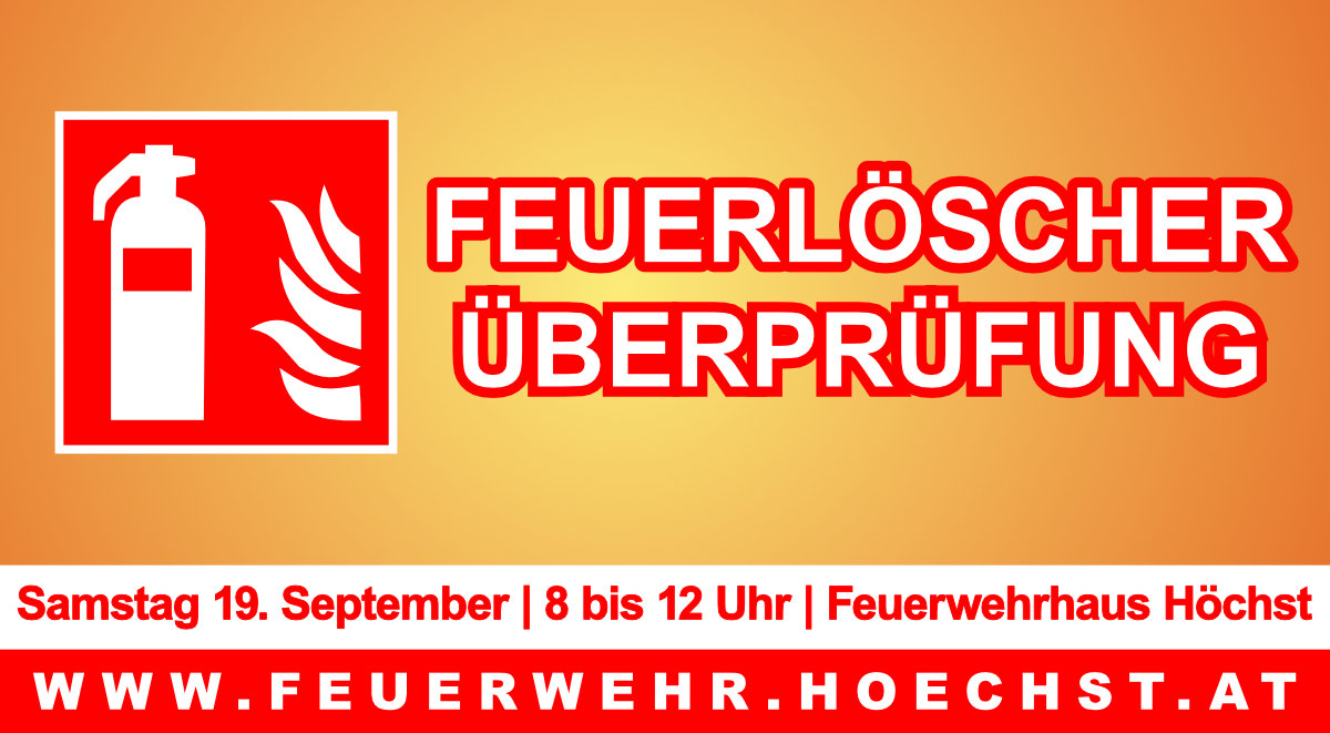 Feuerlöscherüberprüfung