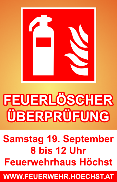 Feuerlöscherüberprüfung